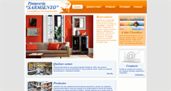 Desktop Screenshot of pintureriasarmiento.com